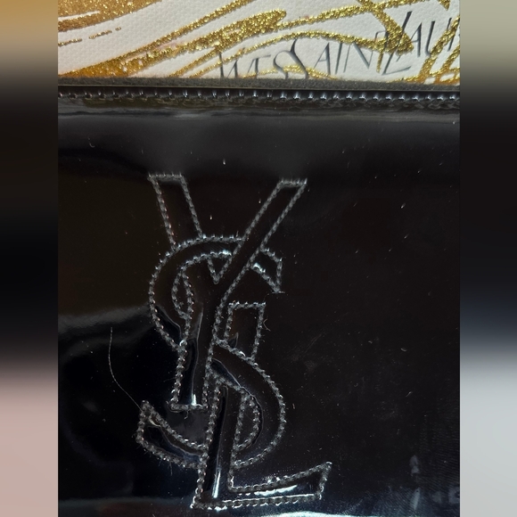 Yves Saint Laurent Patent Leather Wallet with COA - Picture 2 of 15